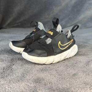 Nike Toddler Shoes DJ6039-007 Size 7C Shoe Black Gold-SS